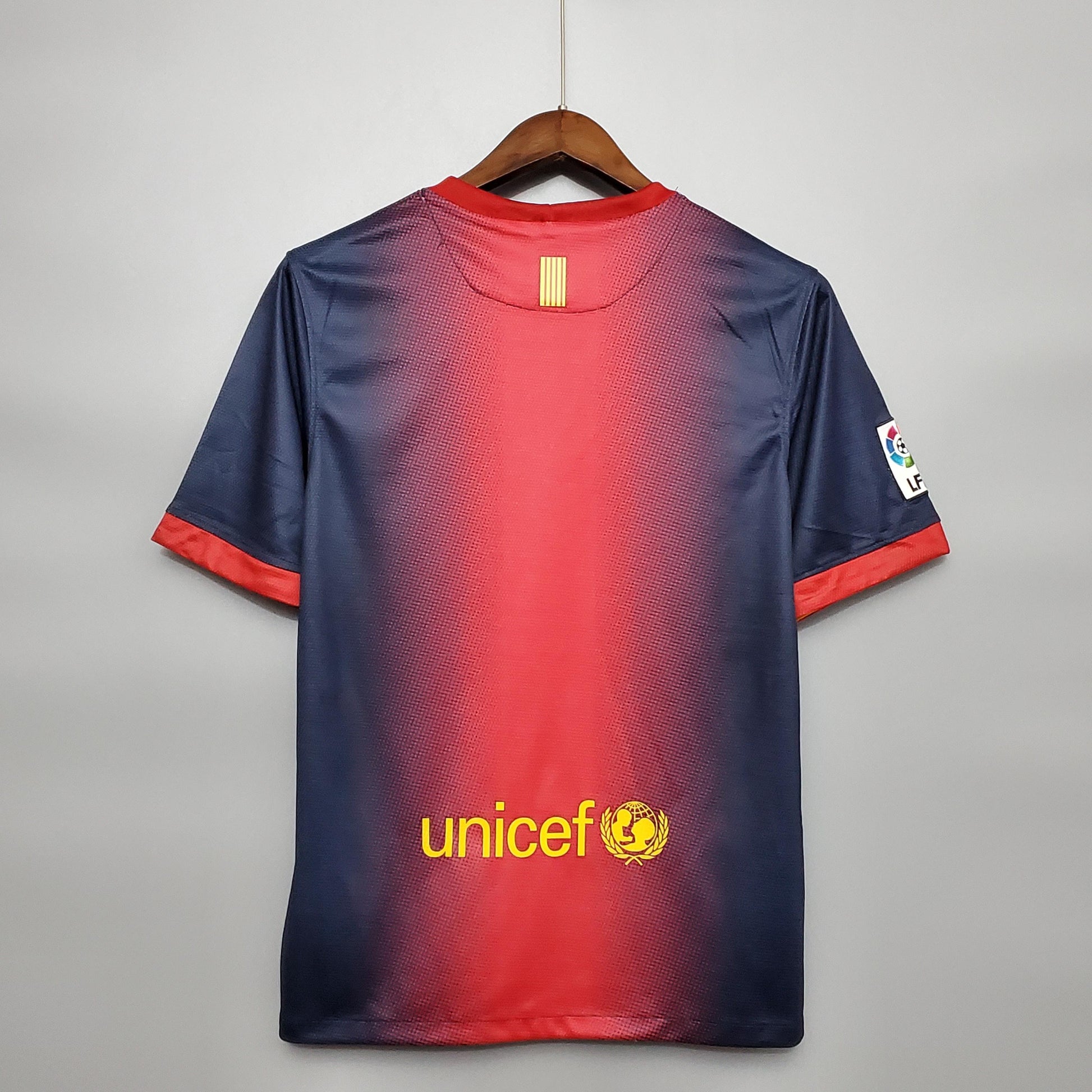 Camiseta Retro Barcelona Local 12-13 espalda